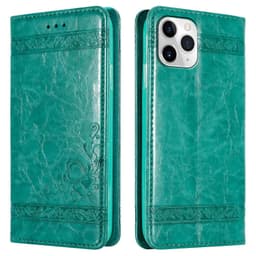 iPhone 11 PRO Suojakuori Lompakkokotelo (Turkoosi)