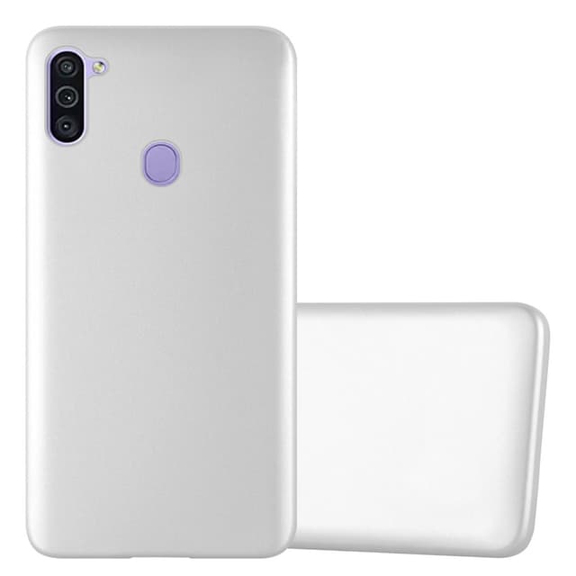 Samsung Galaxy A11 / M11 Cover Etui Case (Sølv)