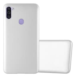 Samsung Galaxy A11 / M11 Suojakuori Kotelo (Hopea)