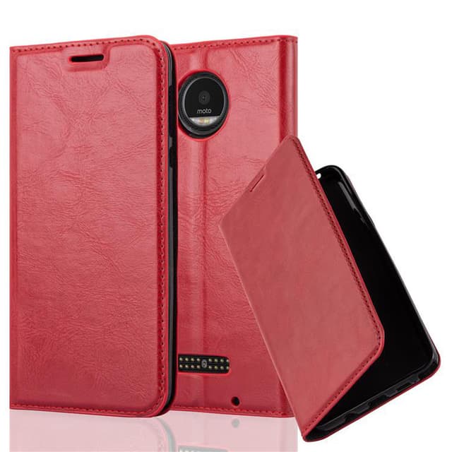 Motorola MOTO Z PLAY lommebokdeksel case (rød)