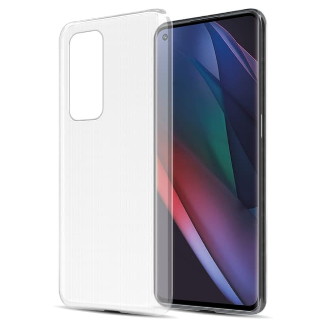 Oppo FIND X3 NEO Cover TPU Etui (Gennemsigtig)