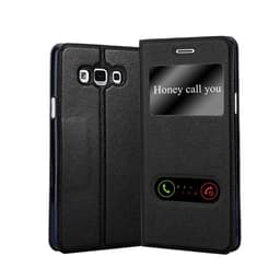 Lompakkokotelo Samsung Galaxy A7 2015 Case (Musta)