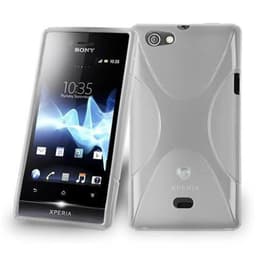 Sony Xperia MIRO Deksel Case Cover (gjennomsiktig)