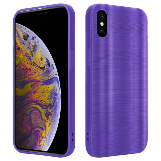 iPhone XS MAX Silikondeksel Beskyttelse (lilla)