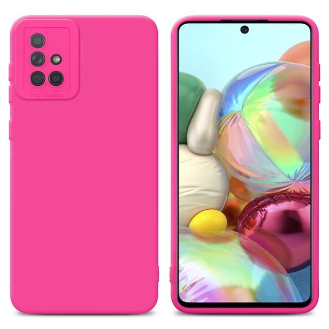 Samsung Galaxy A71 4G Cover Etui Case (Lyserød)