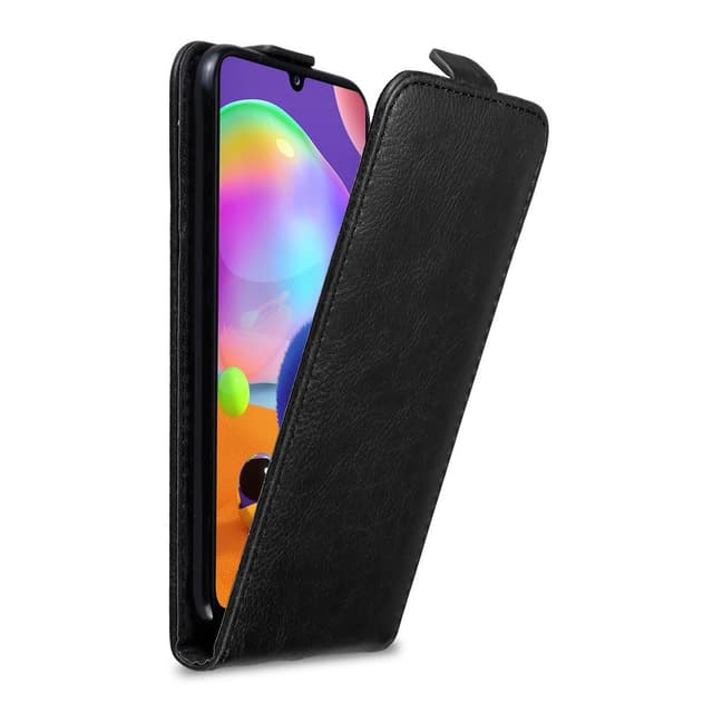 Samsung Galaxy A31 Suojakuori Lompakkokotelo (Musta)