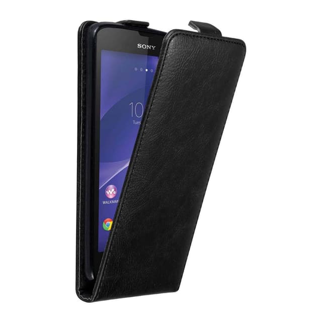 Sony Xperia T3 deksel flip cover (svart)