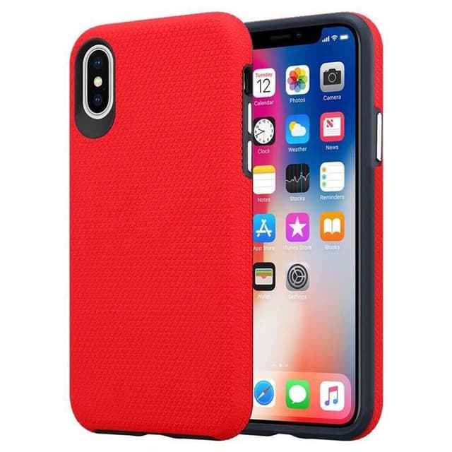 iPhone X / XS Suojakuori Kotelo (Punainen)