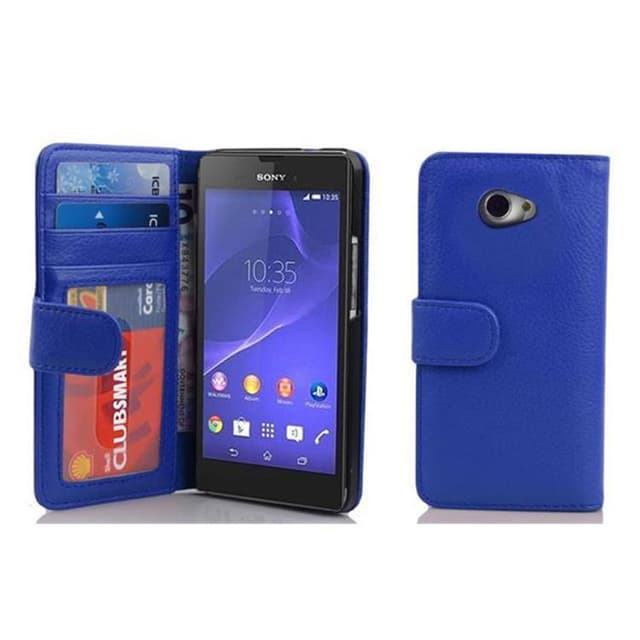 Sony Xperia M2 / M2 AQUA Pungetui Cover (Blå)