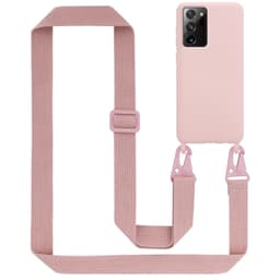 Samsung Galaxy NOTE 20 PLUS Etui Cover Kæde (Lyserød)
