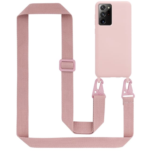 Samsung Galaxy NOTE 20 PLUS Etui Cover Kæde (Lyserød)