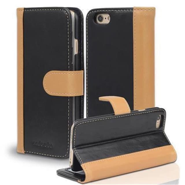 Plånboksfodral iPhone 6 / 6S Skal (Svart)