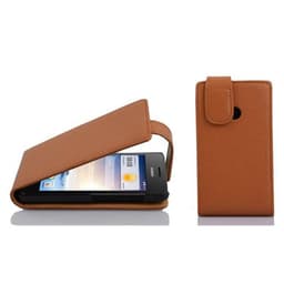 Huawei ASCEND G330 Suojakuori Lompakkokotelo (Ruskea)