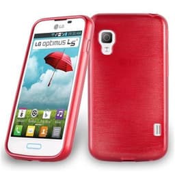 LG L5 II (2. SIM) silikondeksel cover (rød)