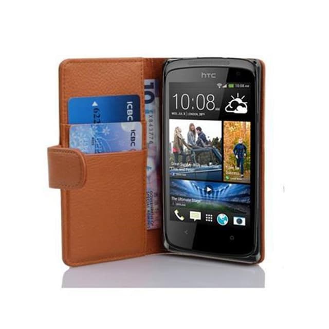 Pungetui HTC Desire 500 Cover Case (Brun)