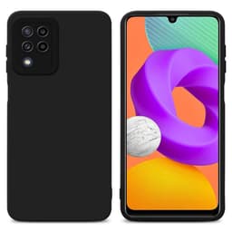 Samsung Galaxy M22 / M32 4G Suojakuori Kotelo (Musta)