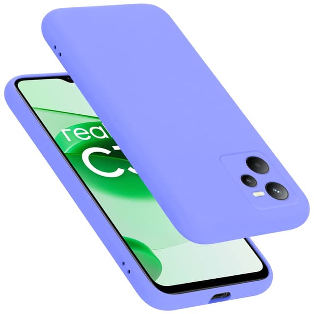 Realme C35 / Narzo 50A PRIME Skal Fodral Case (Lila)