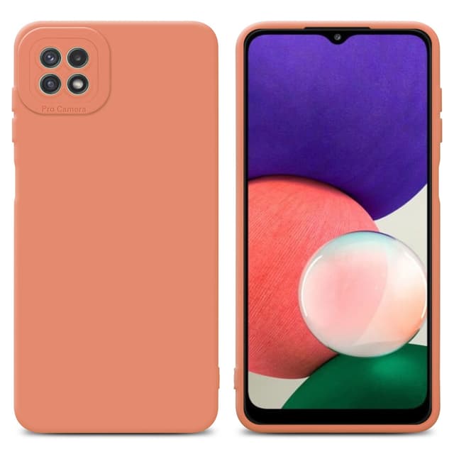 Samsung Galaxy A22 5G Skal Fodral Case (Orange)