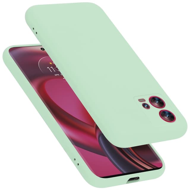 Motorola EDGE 30 FUSION silikondeksel case (grønn)