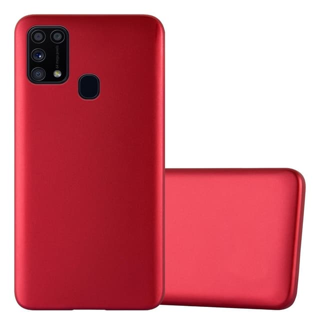 Skal Samsung Galaxy M31 Fodral Case (Röd)