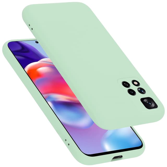 Xiaomi RedMi NOTE 11 PRO+ silikondeksel case (grønn)