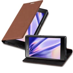 Sony Xperia Z5 Skal Fodral Case (Brun)