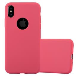 iPhone X / XS Suojakuori Kotelo Case Cover (Punainen)