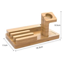 Docking Station Laddningsstation av bambu i äkta trä