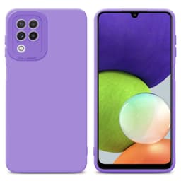 Samsung Galaxy A22 4G Suojakuori Suojakotelo (Violetti)
