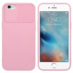 iPhone 6 / 6S Suojakuori Kotelo (Vaaleanpunainen)