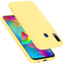 Samsung Galaxy M20 silikondeksel case (gul)