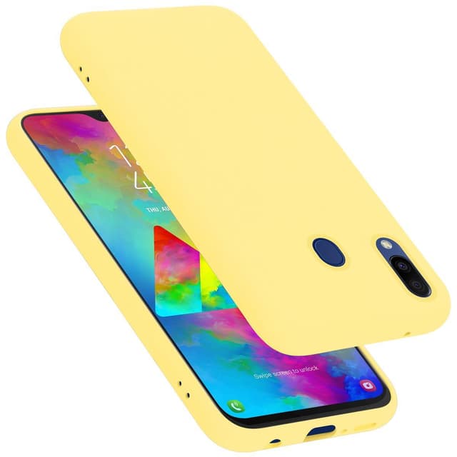 Samsung Galaxy M20 Skal Fodral Case (Gul)