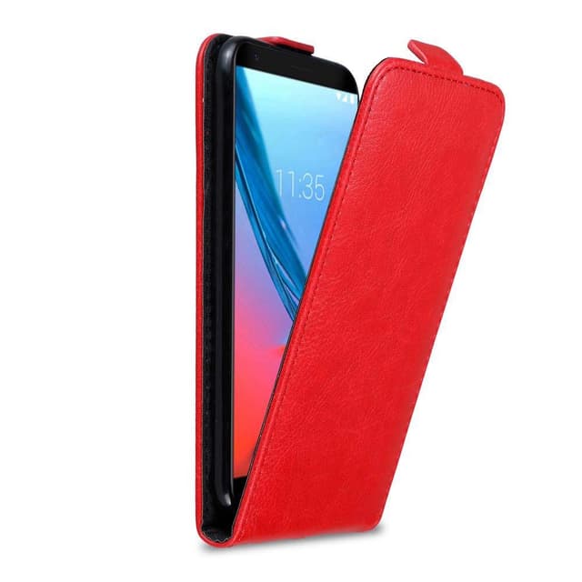 ZTE Blade V9 deksel flip cover (rød)