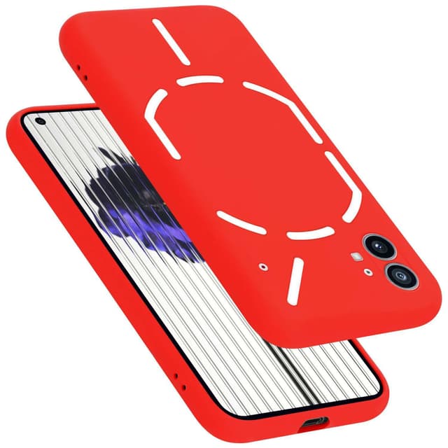 Nothing Phone (1) Skal Fodral Case (Röd)