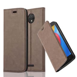 Motorola MOTO C Cover Etui Case (Brun)
