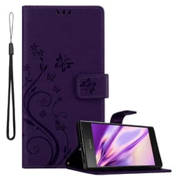 Sony Xperia XZ1 Pungetui Cover Case (Lilla)