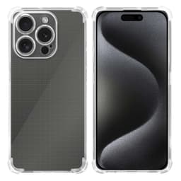 iPhone 15 PRO MAX Suojakuori Kotelo (Läpinäkyvä)