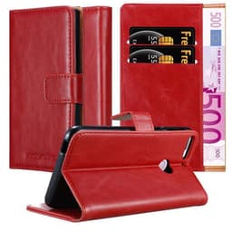HTC Desire 12 PLUS lommebokdeksel etui (rød)