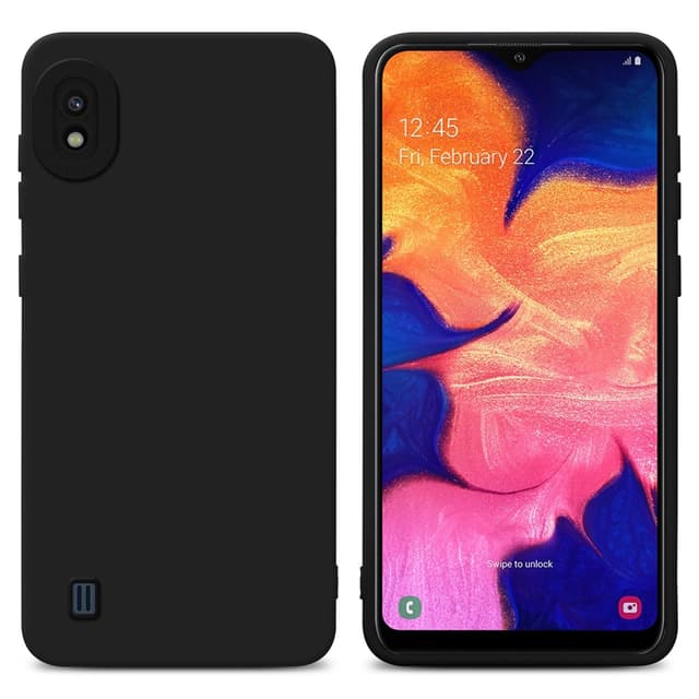 Samsung Galaxy A10 Skal Fodral Case (Svart)
