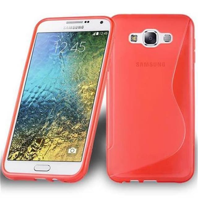 Samsung Galaxy E7 Suojakuori Cover (Punainen)