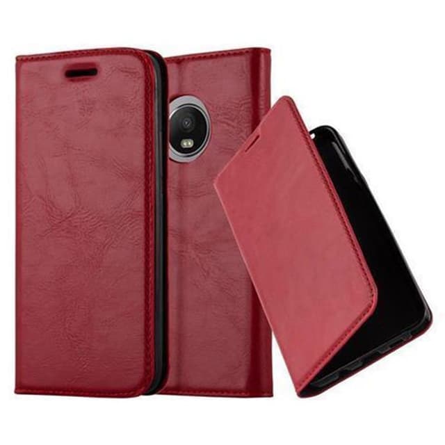 Motorola MOTO G5 PLUS Skal Fodral Case (Röd)