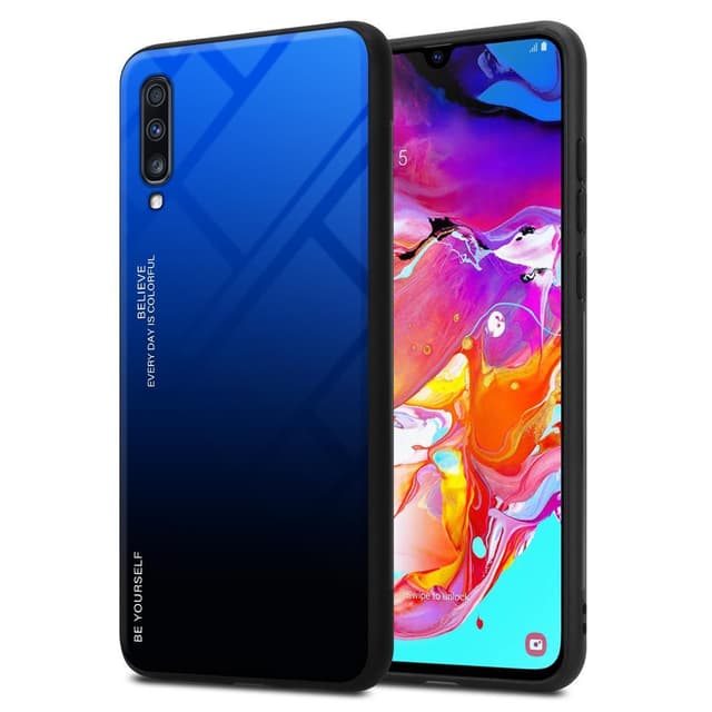 Samsung Galaxy A70 / A70s Skal Fodral Case (Svart)