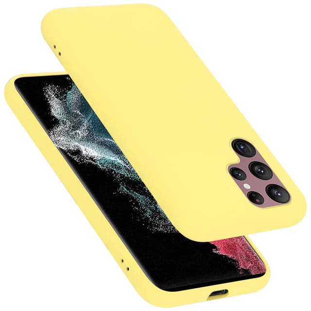 Samsung Galaxy S22 ULTRA Suojakuori Kotelo (Keltainen)