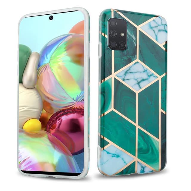 Samsung Galaxy A71 5G Pungetui Cover Case (Grøn)