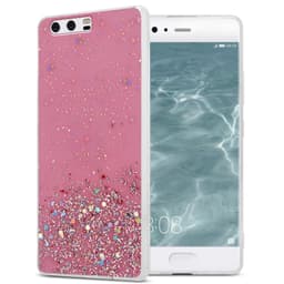 Huawei P10 Suojakuori Suojakotelo (Vaaleanpunainen)