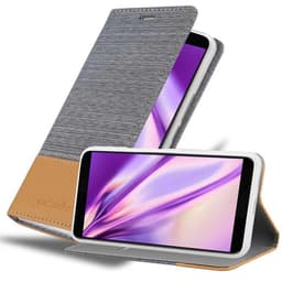 HTC U11 PLUS Suojakuori Lompakkokotelo (harmaa)