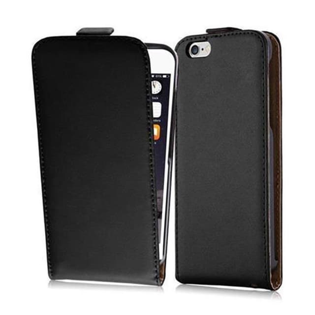 iPhone 6 PLUS / 6S PLUS Flipfodral Skal (Svart)