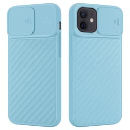 iPhone 12 MINI silikondeksel case (turkis)