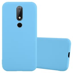 Nokia 6.1 PLUS / X6 deksel tpu case cover (blå)