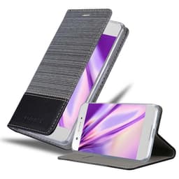Sony Xperia XA1 Suojakuori Lompakkokotelo (harmaa)